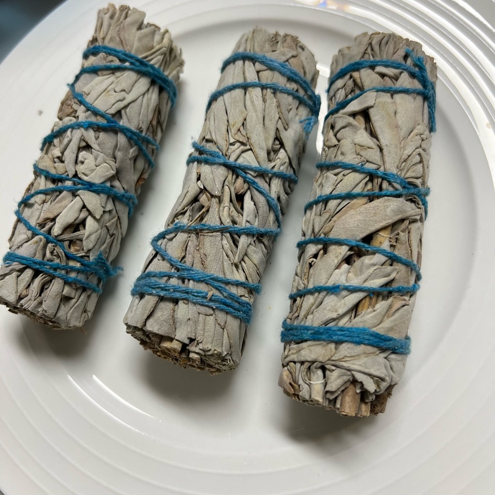 Angels Sage Bundles with Teal Twine